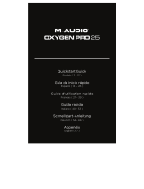 M-Audio Oxygen Pro 25 Schnellstartanleitung