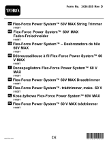Toro Flex-Force Power System 60V MAX String Trimmer Benutzerhandbuch