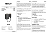 Lindy DisplayPort 1.2 to VGA Active Converter Benutzerhandbuch