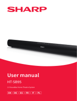 Sharp HT-SB95 2.0 Soundbar Home Theatre System Benutzerhandbuch