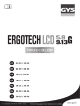 GYS LCD ERGOTECH 5-9/9-13 BLACK TRUE COLOR Bedienungsanleitung
