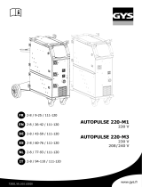 GYS AUTOPULSE 220-M3 (standard UL) - 3 TORCHES INCLUDED Bedienungsanleitung