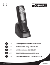 GYS PORTABLE LED SUNCOLOR 1 LAMP Bedienungsanleitung