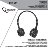 Gembird BHP-001 BLUETOOTH STEREO HEADSET Benutzerhandbuch