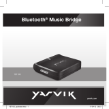 Yarvik YBT100 BLUETOOTH MUSIC BRIDGE Bedienungsanleitung