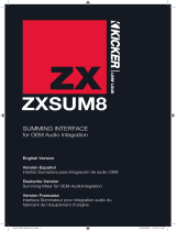 Kicker ZXSUM8 Benutzerhandbuch