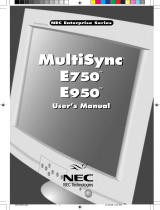 NEC E750 Benutzerhandbuch