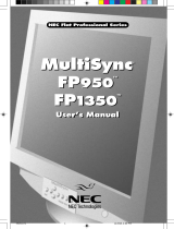 NEC FP1350 Benutzerhandbuch
