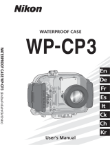 Nikon CAISSON ETANCHE WP-CP3-JUSQU-A 40 M DE PROFONDEUR Benutzerhandbuch