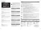 Olympus MACF-10 Benutzerhandbuch