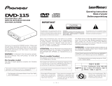 Pioneer DVD-115 Benutzerhandbuch