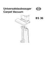 Sebo Carpet Vacuum BS 36 Benutzerhandbuch