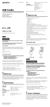 Sony PEGA-UC700 Benutzerhandbuch