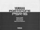 Yamaha PSR-16 Benutzerhandbuch
