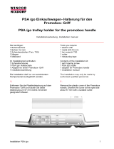 Wincor Nixdorf PSA /go trolley holder for promobox handle Installationsanleitung