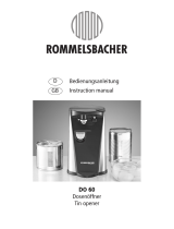 Rommelsbacher DO60 Bedienungsanleitung