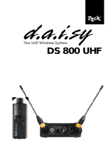 Zeck d.a.i.sy DS 800 UHF Bedienungsanleitung