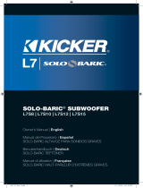 Kicker 2017 L7S Subwoofer Bedienungsanleitung