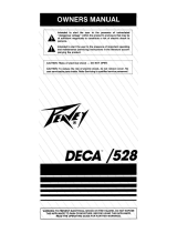 Peavey DECA 528 Bedienungsanleitung