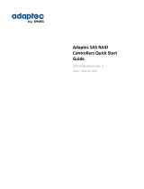 Adaptec 6805Q with maxCache™ 2.0 Benutzerhandbuch