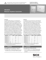 SICK MSC800 Modular System Controller Mounting instructions