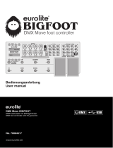 EuroLite DMX Move Bigfoot Foot Control Benutzerhandbuch