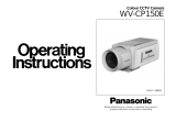 Panasonic WVCP150 Bedienungsanleitung