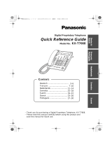 Panasonic KXT7668NE Bedienungsanleitung