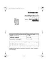 Panasonic KX-TGA914EX Bedienungsanleitung