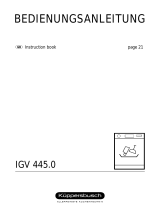 K&#252;ppersbusch IGV445.0 Benutzerhandbuch