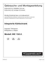 K&#252;ppersbusch IKE150-2 Benutzerhandbuch