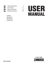 Zanussi ZBA14420SA Benutzerhandbuch