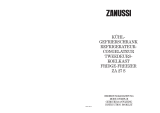 Zanussi ZA27S Benutzerhandbuch