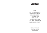 Zanussi ZA32N Benutzerhandbuch