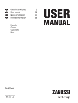 Zanussi ZCG554GW Benutzerhandbuch