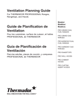 Thermador PRD305PH Ventilation Plan Guide