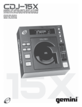 Gemini CD Player CDJ-15X Benutzerhandbuch