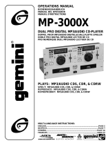 Gemini MP3 Player MP-3000X Benutzerhandbuch