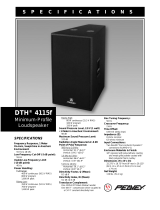 Peavey Portable Speaker 4115f Benutzerhandbuch