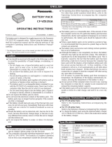 Panasonic Camera Accessories CF-VZS251A Benutzerhandbuch