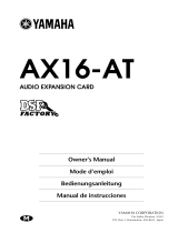 Yamaha Music Mixer AX16-AT Benutzerhandbuch