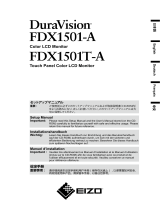 Eizo FDX1501-A Bedienungsanleitung