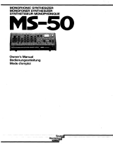 Korg MS-50 Bedienungsanleitung
