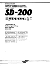 Korg SD-200 Bedienungsanleitung