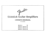 Fender Sidekick Reverb 35 Bedienungsanleitung