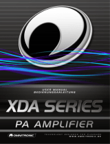 Omnitronic XDA-1002 Class D Amplifier Benutzerhandbuch