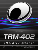 Omni­tronic TRM-402 4-Channel Rotary Mixer Benutzerhandbuch