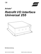 ESAB Aristo® Retrofit I/O Interface Universal 255 Benutzerhandbuch