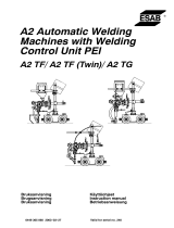 ESAB A2 Automatic welding machines with Welding Control Unit PEI Benutzerhandbuch