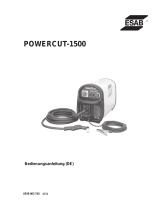 ESAB PowerCut 1500 Benutzerhandbuch
